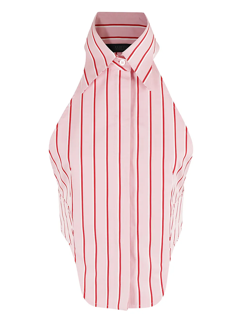 Полосатый топ с вырезом халтер Ssheena, розовый
Полосатый топ с вырезом халтер Ssheena, розовый