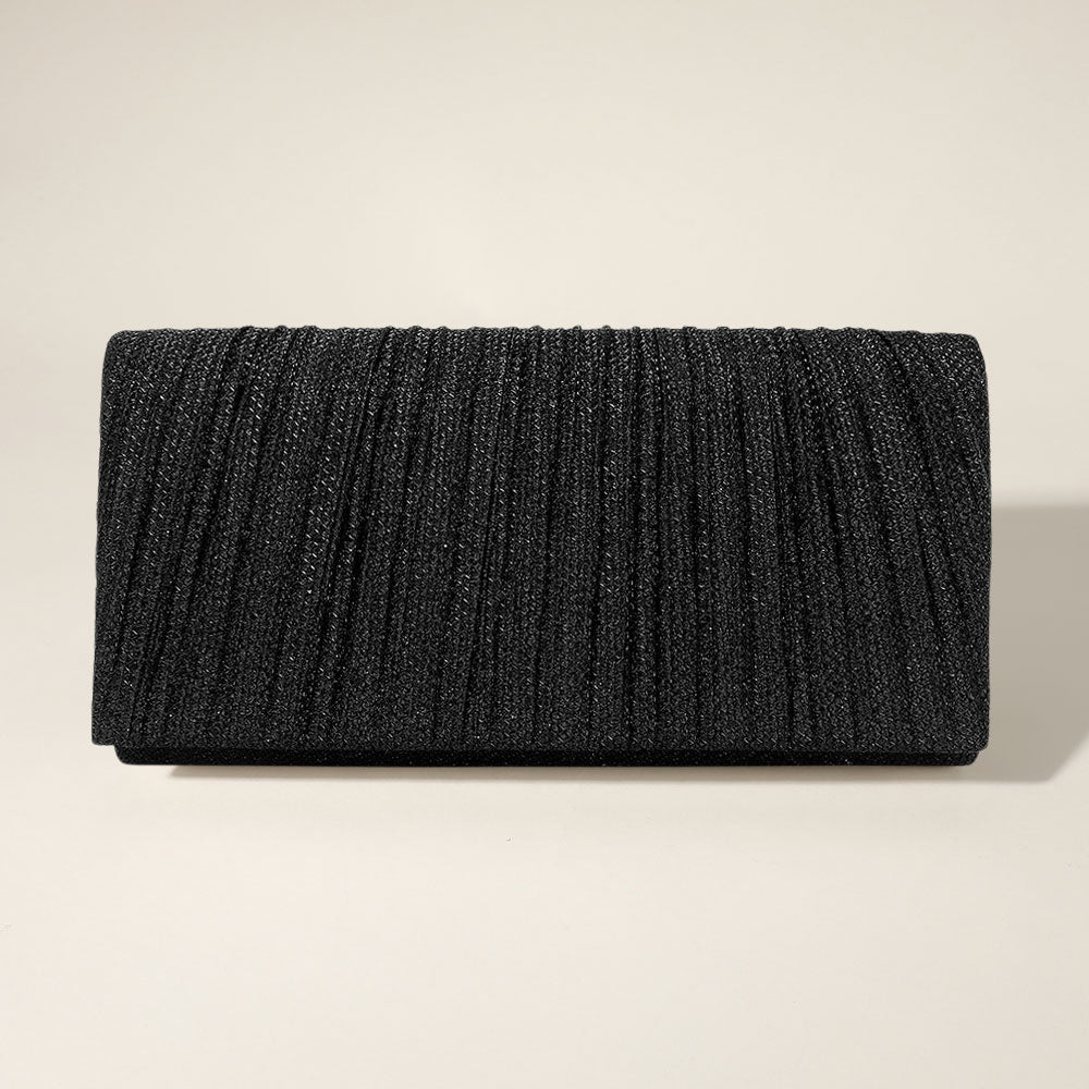 Складчатая блестящая вечерняя сумочка-клатч через плечо FASHNZFAB
Складчатая блестящая вечерняя сумочка-клатч через плечо FASHNZFAB