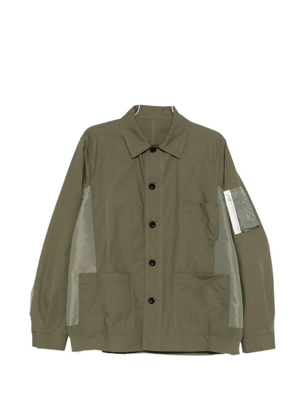 Куртка с накладными карманами Sacai, зеленый
Куртка с накладными карманами Sacai, зеленый