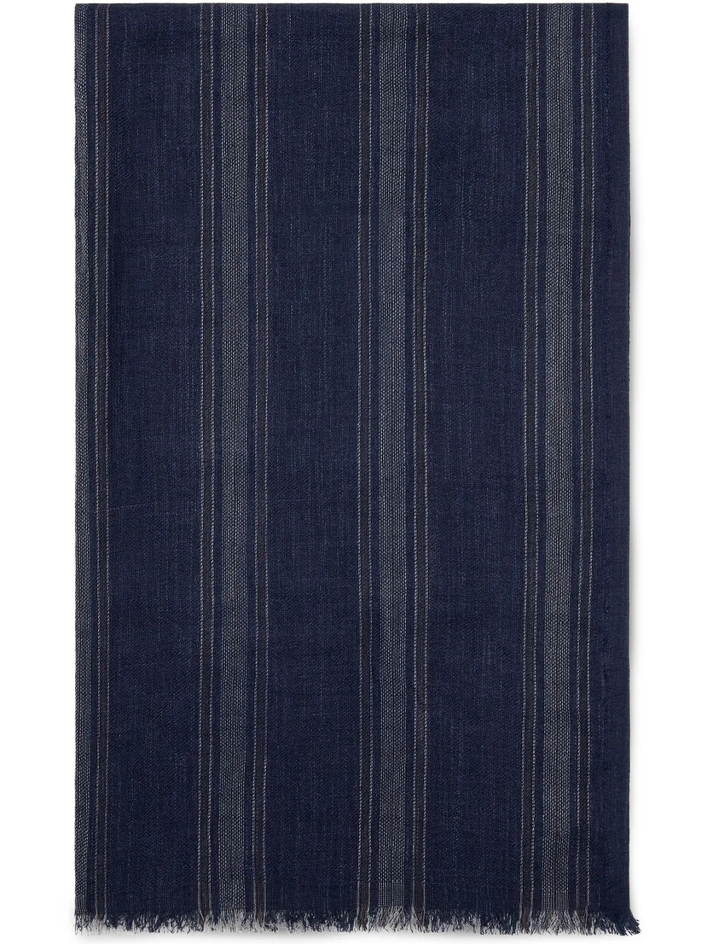 Шарф из смесового шелка в полоску Brunello Cucinelli, синий
Шарф из смесового шелка в полоску Brunello Cucinelli, синий