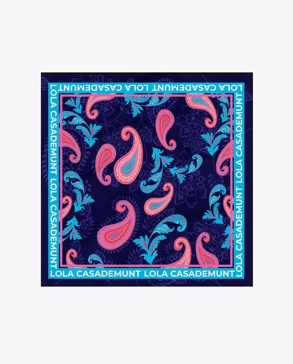 Платок с принтом пейсли сине-лиловый U Lola Casademunt, синий
Платок с принтом пейсли сине-лиловый U Lola Casademunt, синий