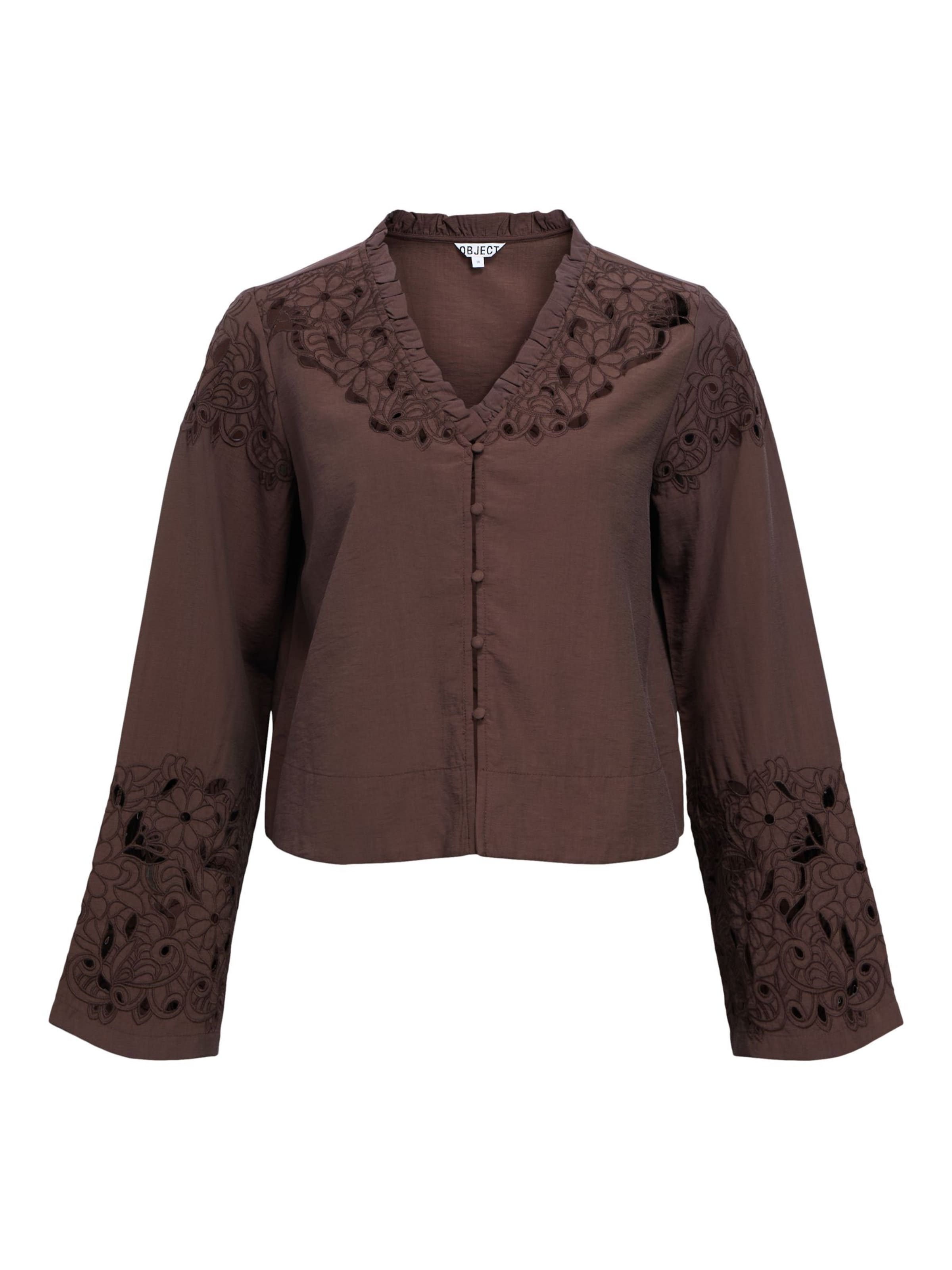 OBJECT Блузка 'OBJIsla' в коричневом цвете
OBJECT Блузка 'OBJIsla' в коричневом цвете