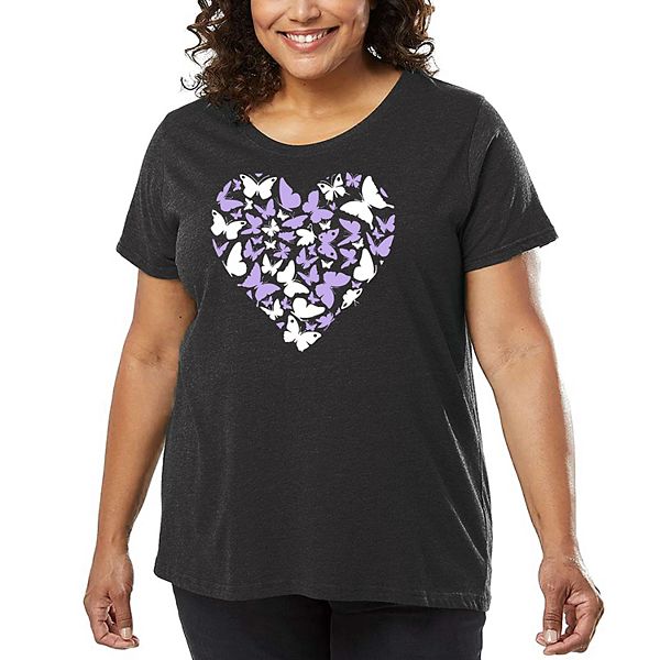 Футболка Butterfly heart с принтом для женщин plus size La Pop Art, Grey, Серый, Футболка Butterfly heart с принтом для женщин plus size La Pop Art, Grey
Футболка Butterfly heart с принтом для женщин plus size La Pop Art, Grey, Серый, Футболка Butterfly heart с принтом для женщин plus size La Pop Art, Grey