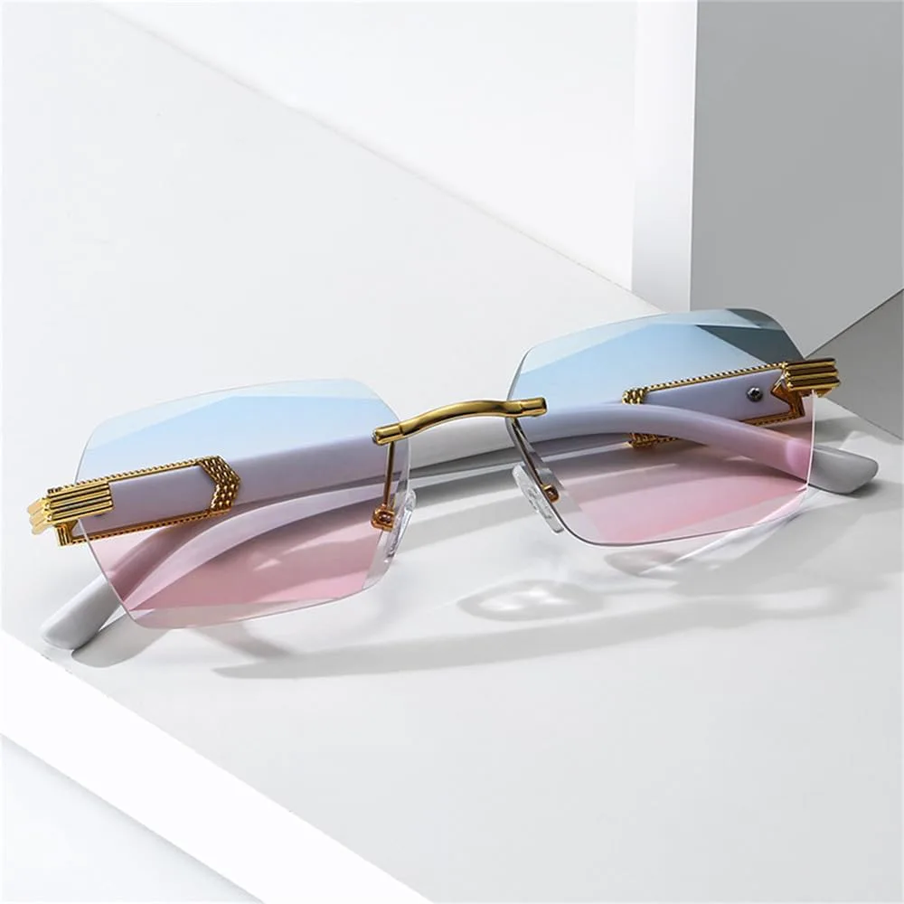 Солнцезащитные очки с защитой UV400 для мужчин и женщин | Безободковые линзы с градиентом | Для вождения и занятий спортом на открытом воздухе generic, Gold Blue Pink
Солнцезащитные очки с защитой UV400 для мужчин и женщин | Безободковые линзы с градиентом | Для вождения и занятий спортом на открытом воздухе generic, Gold Blue Pink