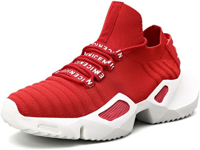 Мужские дышащие беговые кроссовки Boxpopla из сетки для ходьбы и спорта на улице, с нескользящей подошвой, удобные, легкие, повседневные кроссовки с платформой, для тренировок и тенниса, красный
Мужские дышащие беговые кроссовки Boxpopla из сетки для ходьбы и спорта на улице, с нескользящей подошвой, удобные, легкие, повседневные кроссовки с платформой, для тренировок и тенниса, красный