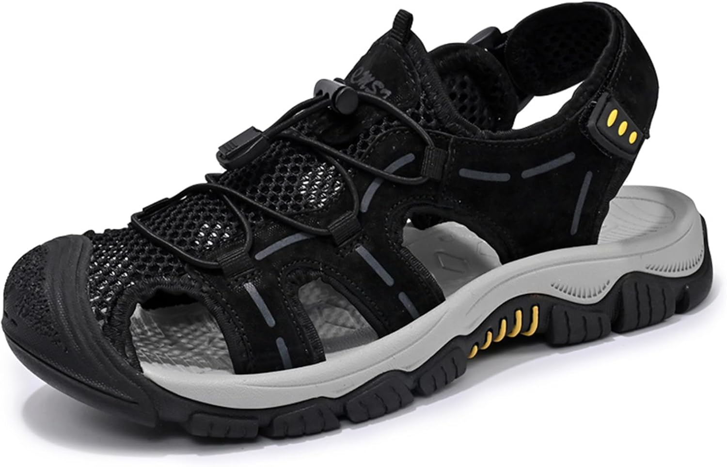 Мужские водные сандалии Abborora с закрытым носком, для улицы, противоскользящие, удобные для походов, черный
Мужские водные сандалии Abborora с закрытым носком, для улицы, противоскользящие, удобные для походов, черный