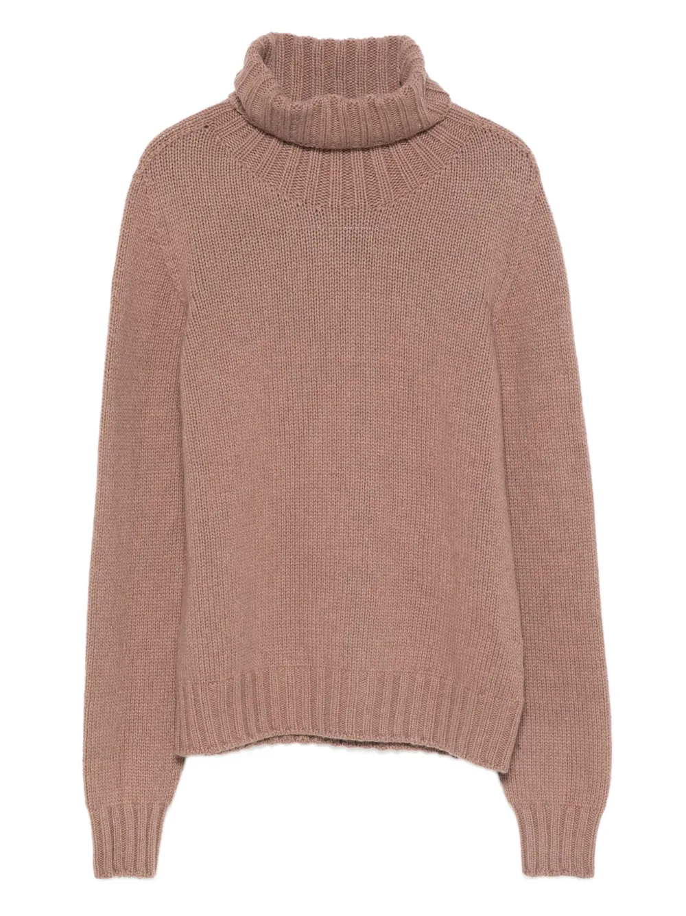 Кашемировый свитер с высоким воротником Aragona, коричневый 
Кашемировый свитер с высоким воротником Aragona, коричневый