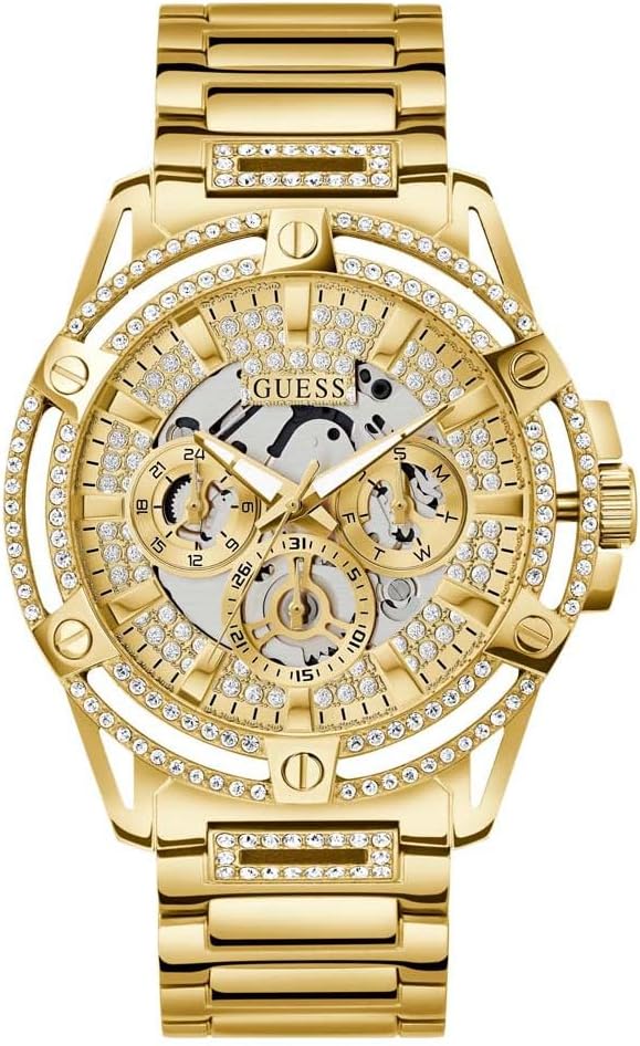 GUESS мужские часы 48 мм, Gold Tone/Gold Tone/Champagne
GUESS мужские часы 48 мм, Gold Tone/Gold Tone/Champagne