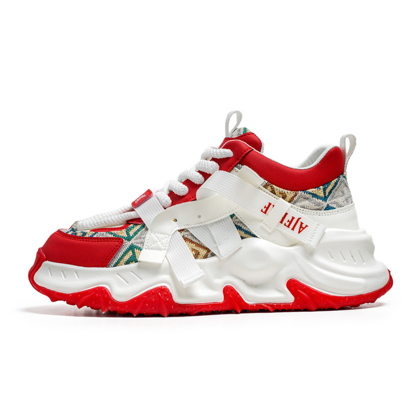 M.M Party Амортизирующие нескользящие устойчивые к истиранию поддерживающие баланс низкие повседневные туфли мужские красные, цвет Red 
M.M Party Амортизирующие нескользящие устойчивые к истиранию поддерживающие баланс низкие повседневные туфли мужские красные, цвет Red