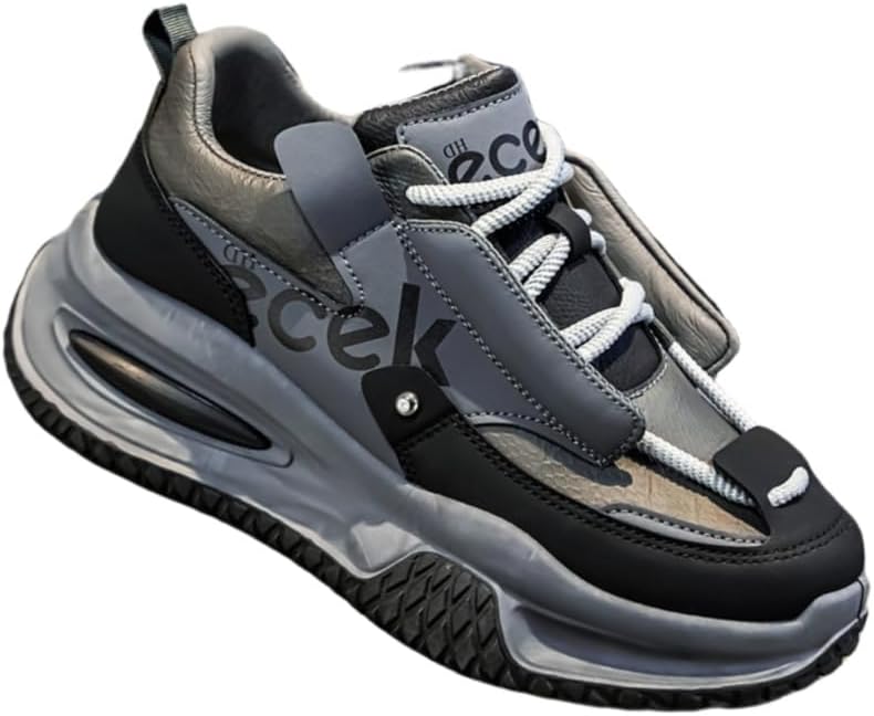 Мужские кроссовки большого размера с толстой подошвой для повседневной носки и бега. Противоскользящие, прочные, дышащие и удобные. Ретро и модные, универсальные Fmshi, серый
Мужские кроссовки большого размера с толстой подошвой для повседневной носки и бега. Противоскользящие, прочные, дышащие и удобные. Ретро и модные, универсальные Fmshi, серый