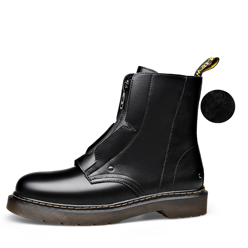 XIAOTOULANG Короткие мартинсы мужские черные с меховой подкладкой черные, цвет Fleece-Lined Black
XIAOTOULANG Короткие мартинсы мужские черные с меховой подкладкой черные, цвет Fleece-Lined Black