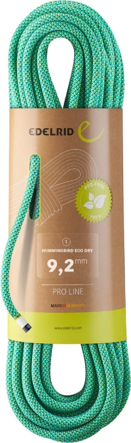 Экологичная сухая веревка Hummingbird 9,2 мм Edelrid, Icemint/Citrus
Экологичная сухая веревка Hummingbird 9,2 мм Edelrid, Icemint/Citrus
