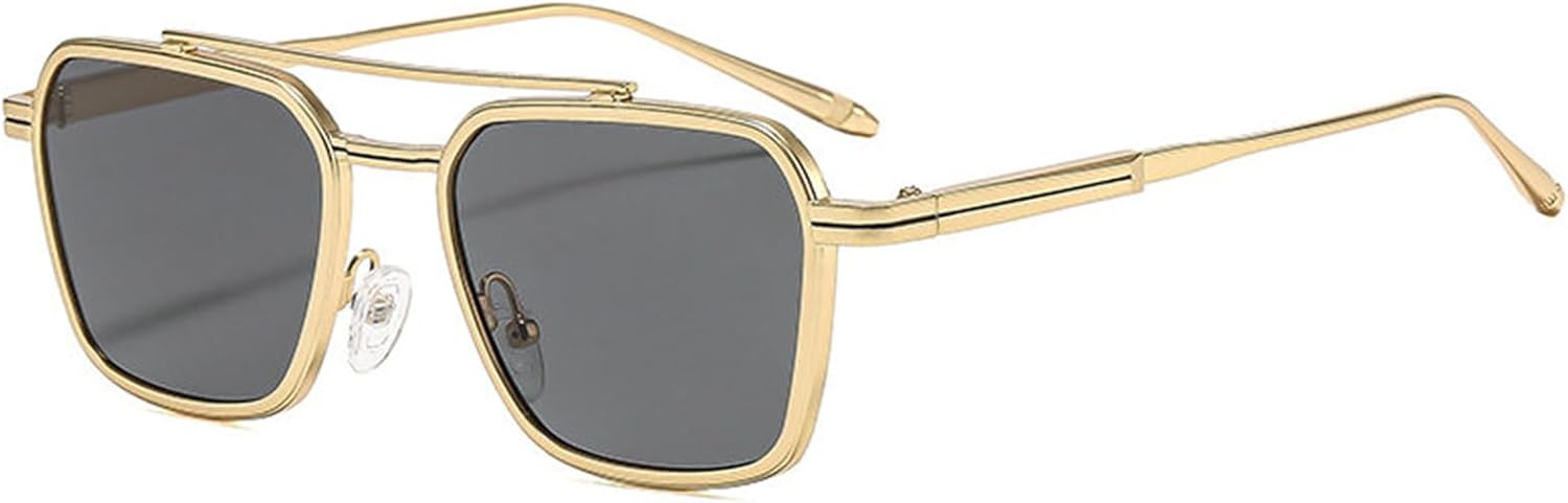 Модные солнцезащитные очки-пилот квадратной формы большого размера для женщин, винтажные солнцезащитные очки в металлической оправе для мужчин, роскошные дизайнерские очки с защитой от УФ-излучения UV400 helena, C1
Модные солнцезащитные очки-пилот квадратной формы большого размера для женщин, винтажные солнцезащитные очки в металлической оправе для мужчин, роскошные дизайнерские очки с защитой от УФ-излучения UV400 helena, C1