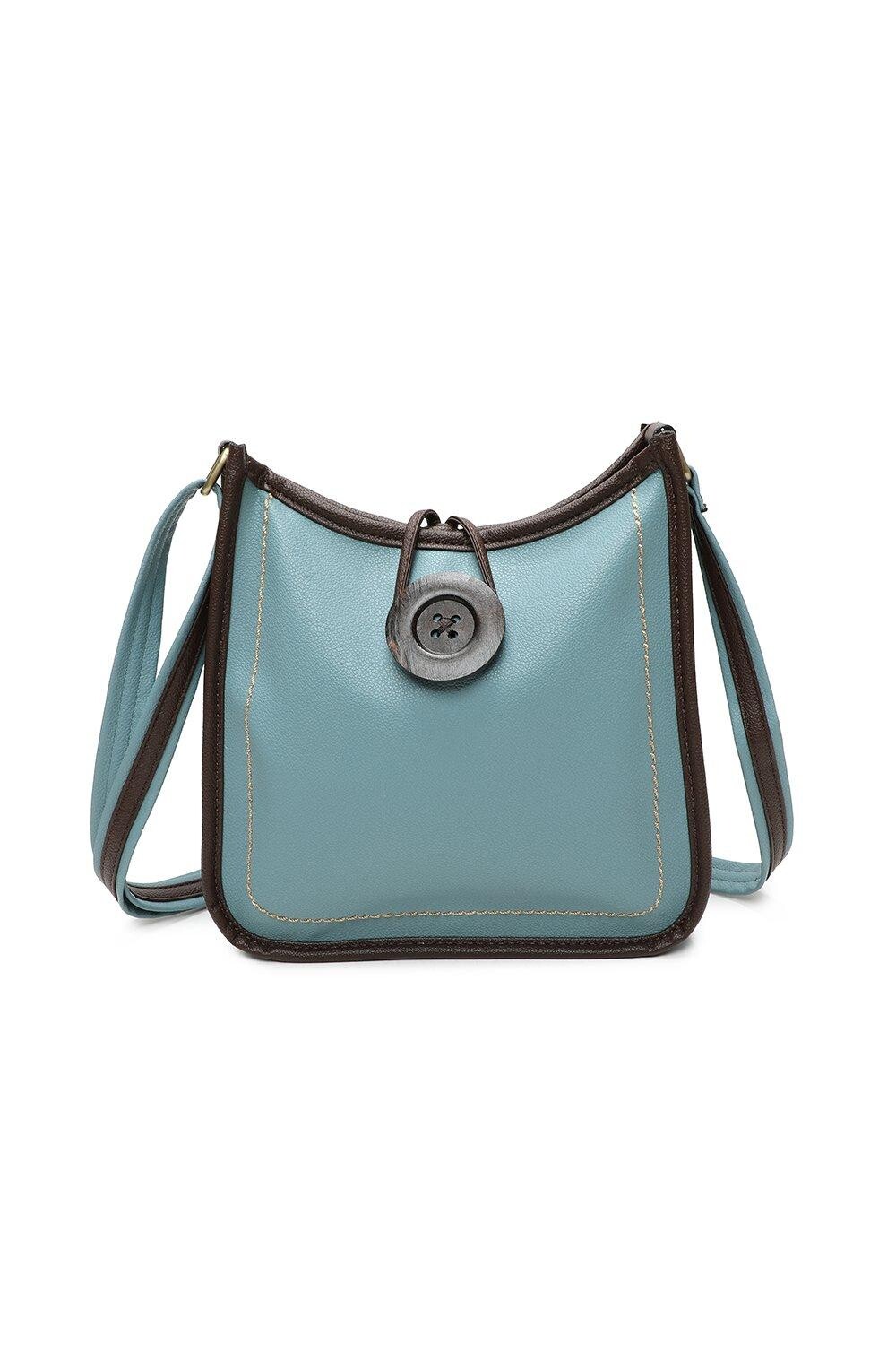 Сумка-мессенджер Hava на пуговицах из искусственной кожи Fontanella Fashion, синий
Сумка-мессенджер Hava на пуговицах из искусственной кожи Fontanella Fashion, синий