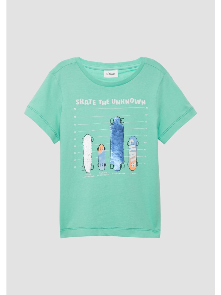 Футболка s.Oliver, зеленый
Футболка s.Oliver, зеленый
