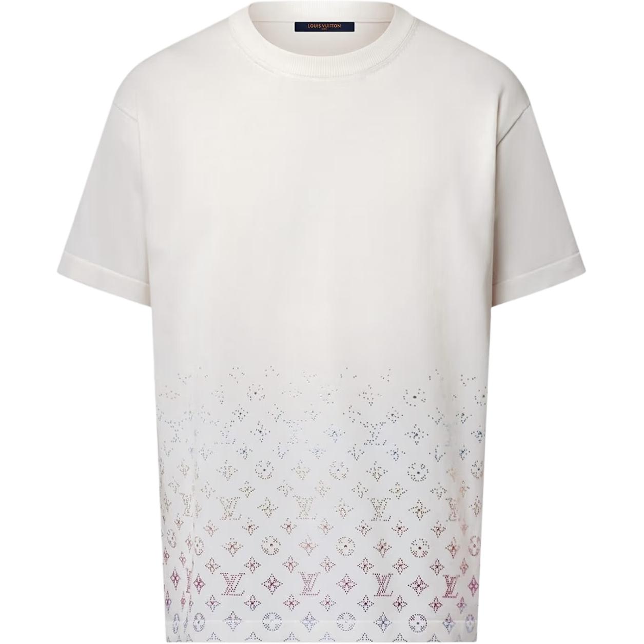 1AGTLE Monogram Gradient Embellished Short Sleeved Crewneck LOUIS VUITTON, белый
1AGTLE Monogram Gradient Embellished Short Sleeved Crewneck LOUIS VUITTON, белый