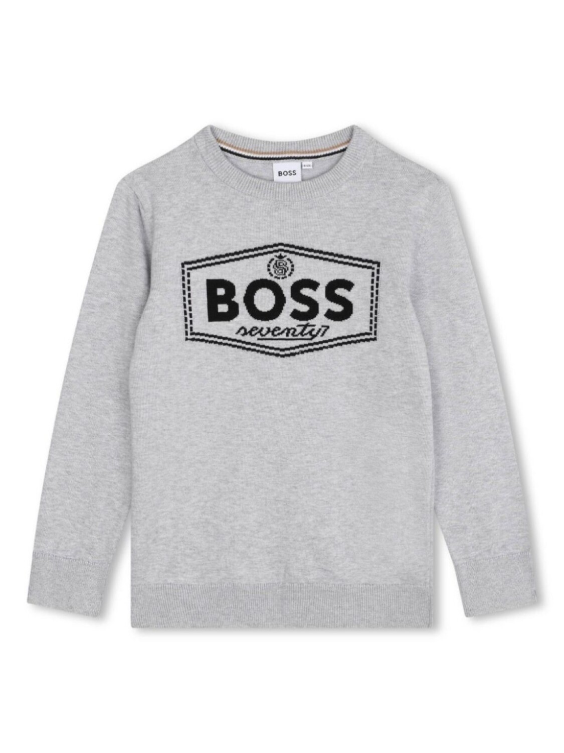 BOSS Kidswear джемпер вязки интарсия с логотипом, серый
BOSS Kidswear джемпер вязки интарсия с логотипом, серый