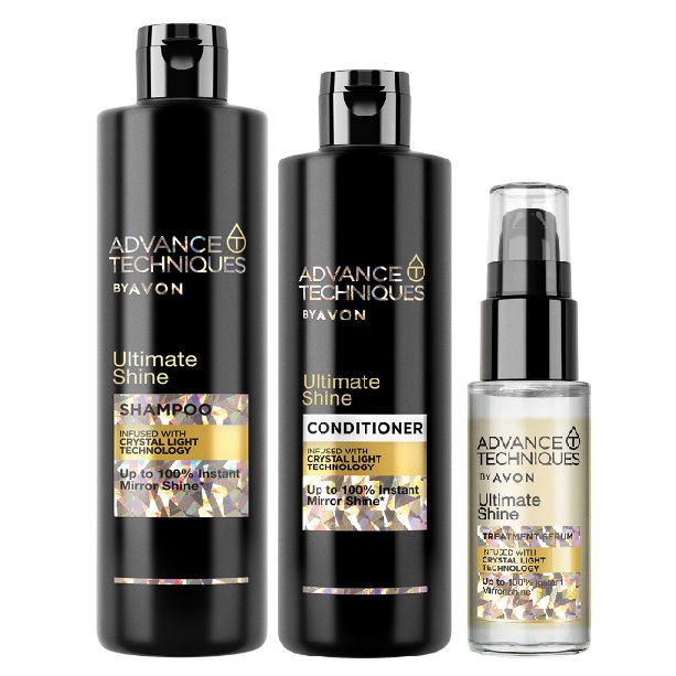 Набор блесков для волос Avon 3 в 1 Ultimate Shine
Набор блесков для волос Avon 3 в 1 Ultimate Shine