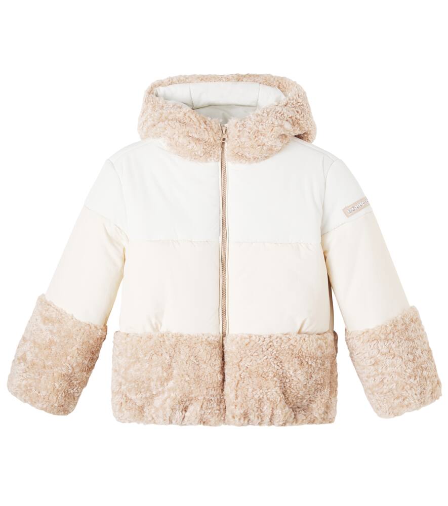 Пуховик с капюшоном Monnalisa, Bianco/Panna+Beige
Пуховик с капюшоном Monnalisa, Bianco/Panna+Beige