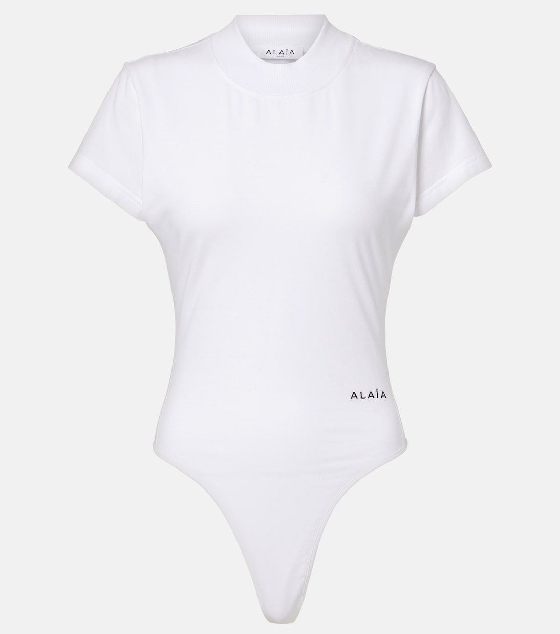 Хлопковый джерси боди Alaïa, Blanc
Хлопковый джерси боди Alaïa, Blanc