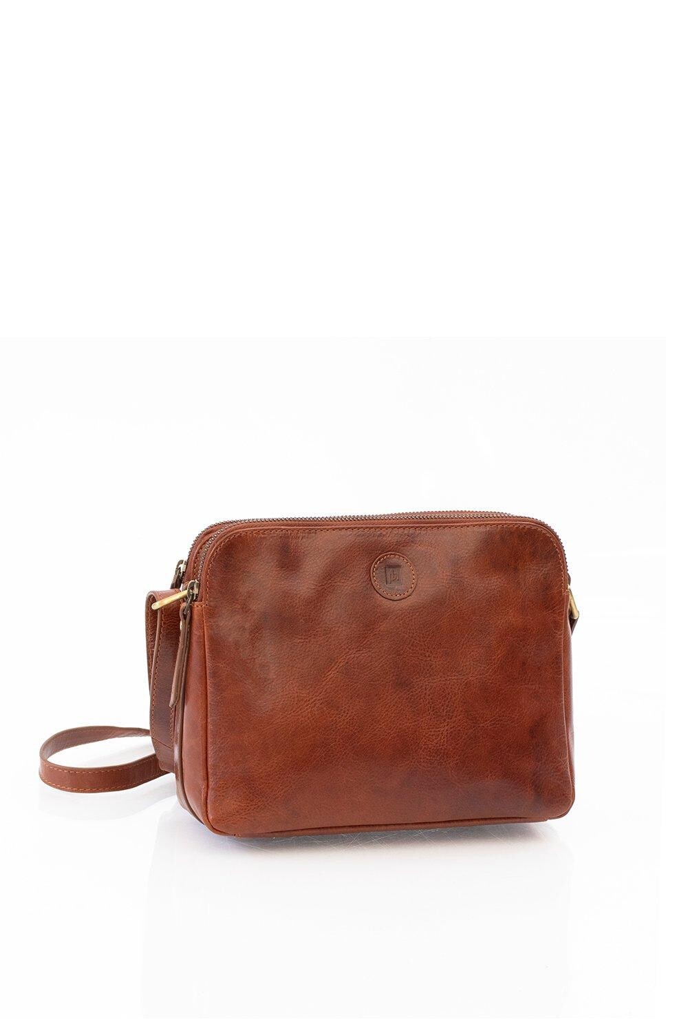 Кожаная женская сумка Orion с двойной молнией PRIMEHIDE, коричневый
Кожаная женская сумка Orion с двойной молнией PRIMEHIDE, коричневый