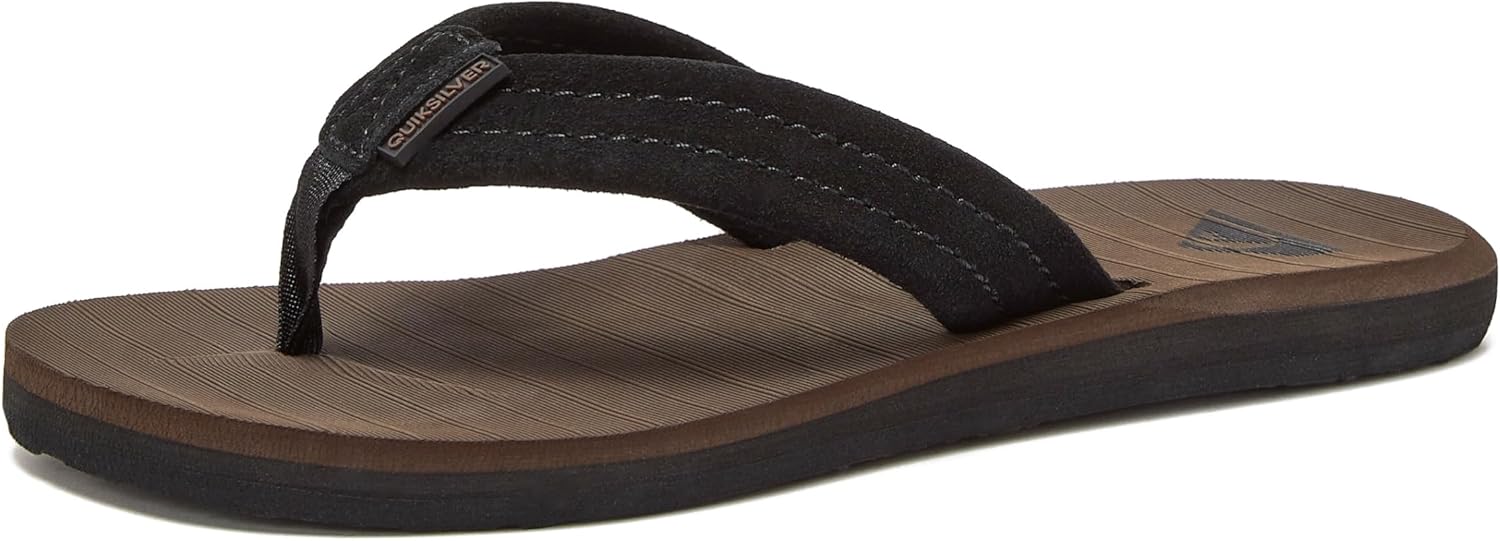 Детские шлепанцы Quiksilver Carver Suede с фиксирующим ремешком, коричневый
Детские шлепанцы Quiksilver Carver Suede с фиксирующим ремешком, коричневый