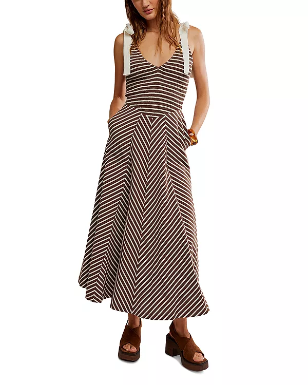 Платье миди Cecelia Free People, коричневый
Платье миди Cecelia Free People, коричневый
