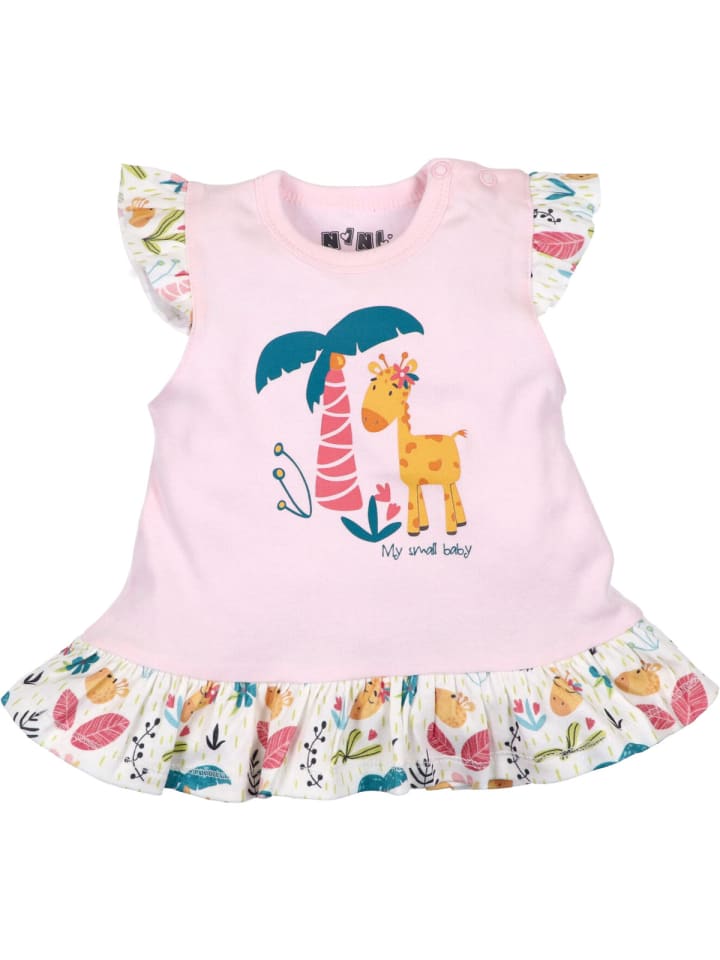 Рубашка с жирафом розового цвета Nini
Рубашка с жирафом розового цвета Nini