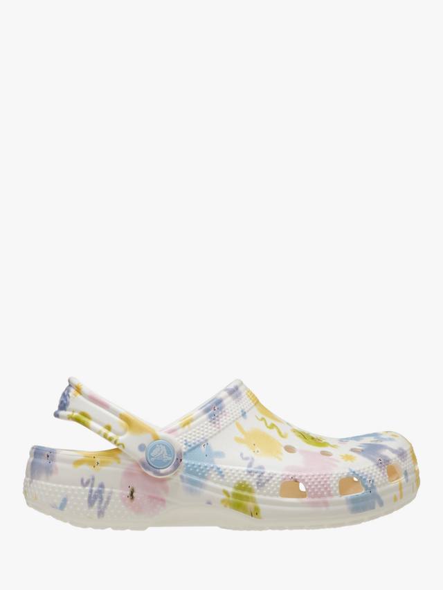 Детские классические кроки с принтом Crocs, Chalk/Multi
Детские классические кроки с принтом Crocs, Chalk/Multi