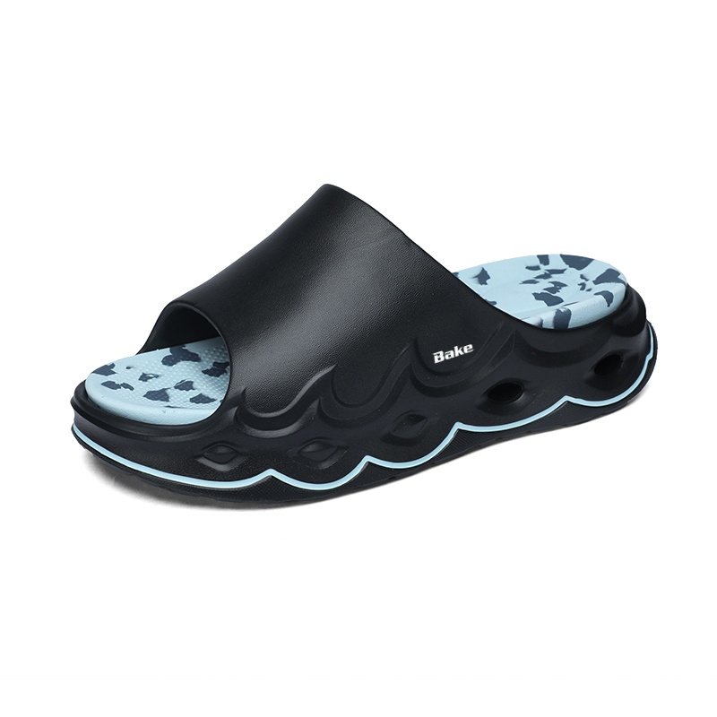 BAKE Тихие противоскользящие износостойкие шлепанцы унисекс серо-черные, цвет Gray Black
BAKE Тихие противоскользящие износостойкие шлепанцы унисекс серо-черные, цвет Gray Black