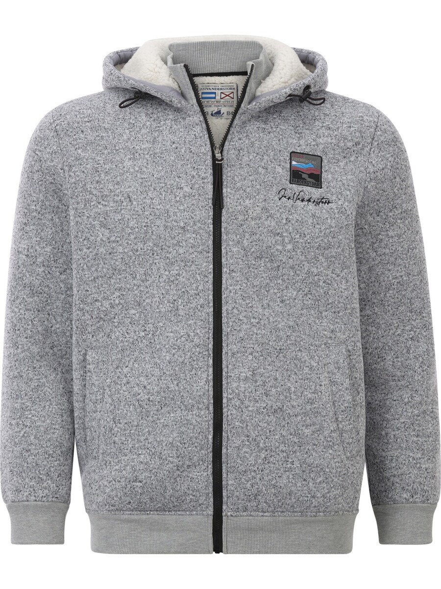 Флисовая куртка Jan Vanderstorm Norvid, пятнистый серый 
Флисовая куртка Jan Vanderstorm Norvid, пятнистый серый