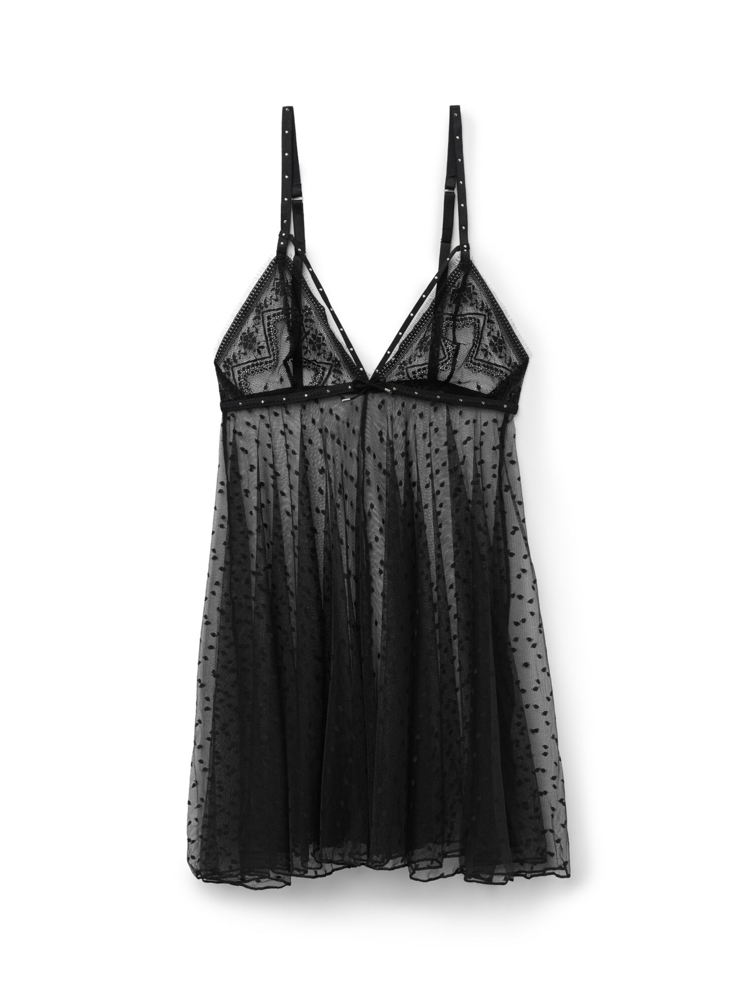 INTIMISSIMI Кружевное белье без ластовицы 'FLIRT FEARLESSLY BABYDOLL Valentine' в черном цвете
INTIMISSIMI Кружевное белье без ластовицы 'FLIRT FEARLESSLY BABYDOLL Valentine' в черном цвете