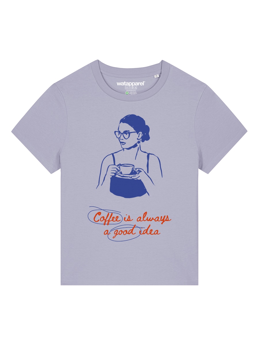 Рубашка Watapparel Coffee Is A Good Idea, Violet/Lavender
Рубашка Watapparel Coffee Is A Good Idea, Violet/Lavender