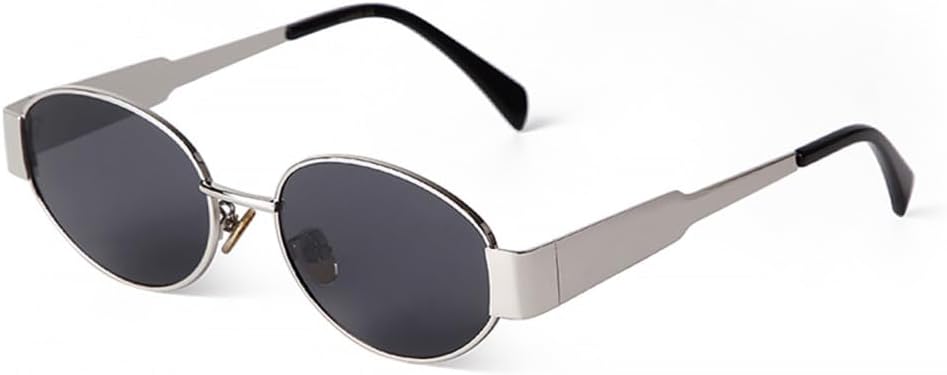 Ретро овальные солнцезащитные очки для женщин и мужчин, круглые панк-очки в золотистой металлической оправе, очки для вождения с прозрачными линзами, мужские солнцезащитные очки с защитой от УФ-излучения generic, C4 Silver Gray
Ретро овальные солнцезащитные очки для женщин и мужчин, круглые панк-очки в золотистой металлической оправе, очки для вождения с прозрачными линзами, мужские солнцезащитные очки с защитой от УФ-излучения generic, C4 Silver Gray