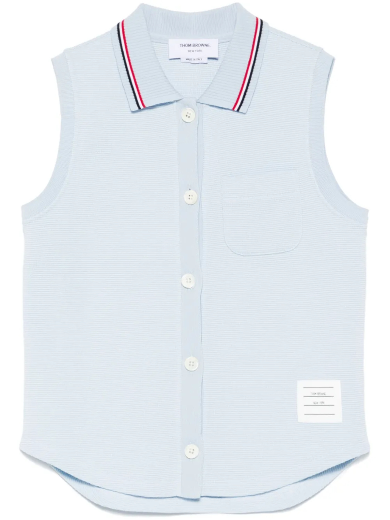 Рубашка поло без рукавов Thom Browne, синий
Рубашка поло без рукавов Thom Browne, синий