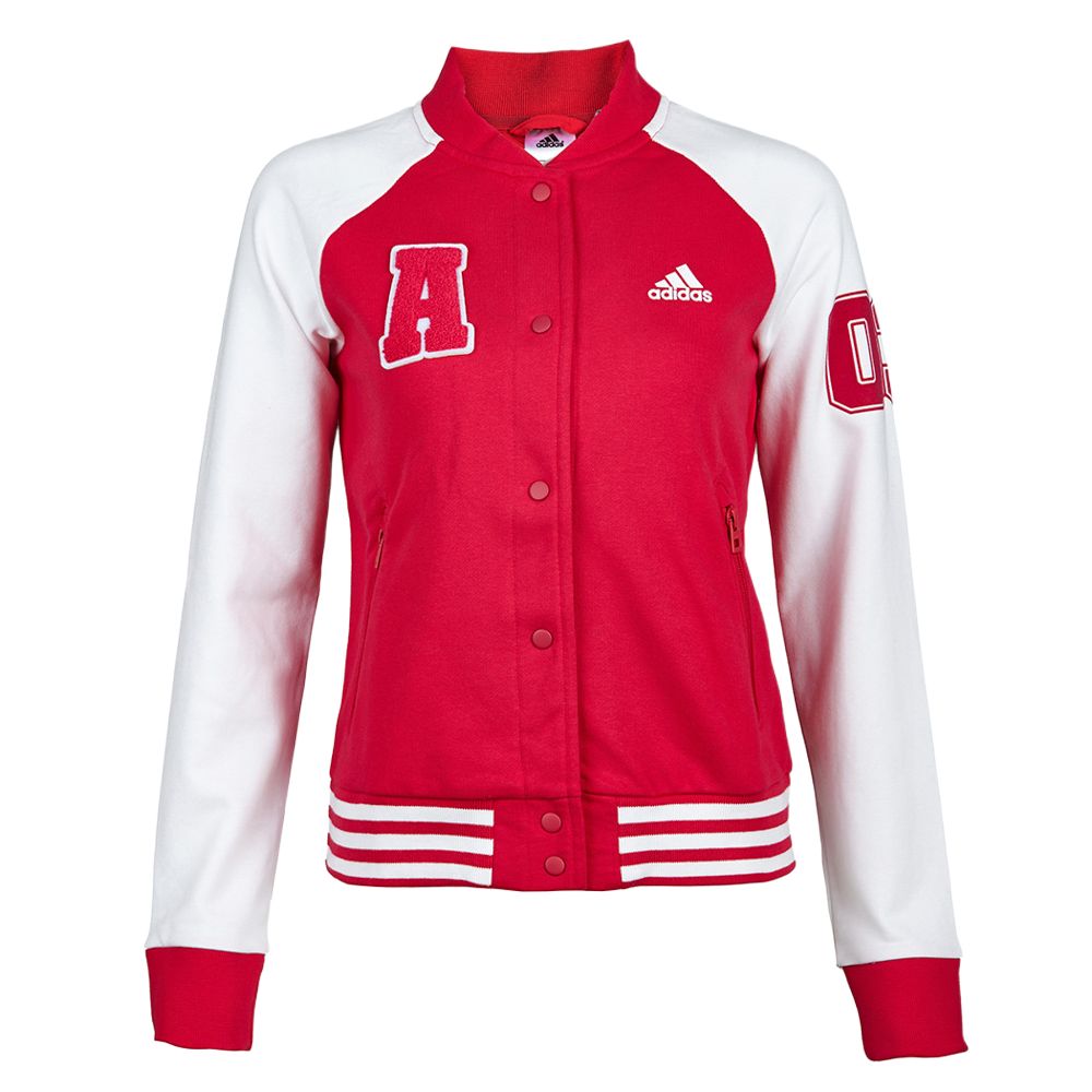 Adidas Куртка женская Red с бейсбольным воротником
Adidas Куртка женская Red с бейсбольным воротником