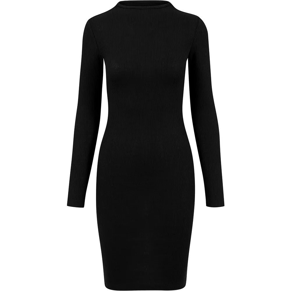 Платье Urban Classics Rib long sleeve long, черный
Платье Urban Classics Rib long sleeve long, черный