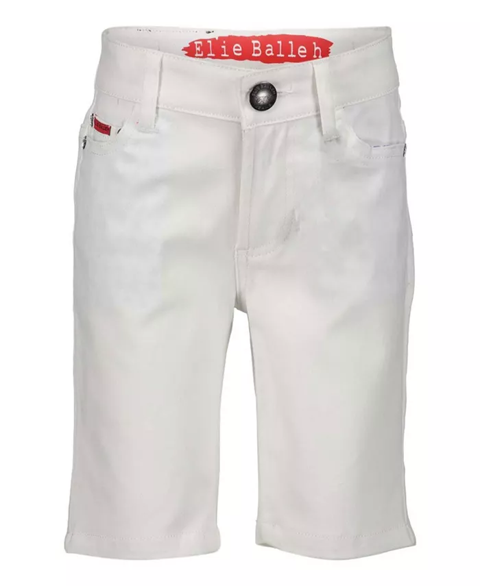 Белые хлопковые шорты из твила Big Boys Elie Balleh, белый
Белые хлопковые шорты из твила Big Boys Elie Balleh, белый
