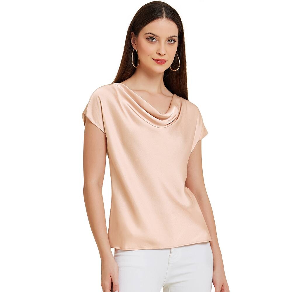 Атласный топ для женщин, нарядная повседневная блузка с воротником-хомутом и короткими рукавами ALLEGRA K, розовый
Атласный топ для женщин, нарядная повседневная блузка с воротником-хомутом и короткими рукавами ALLEGRA K, розовый