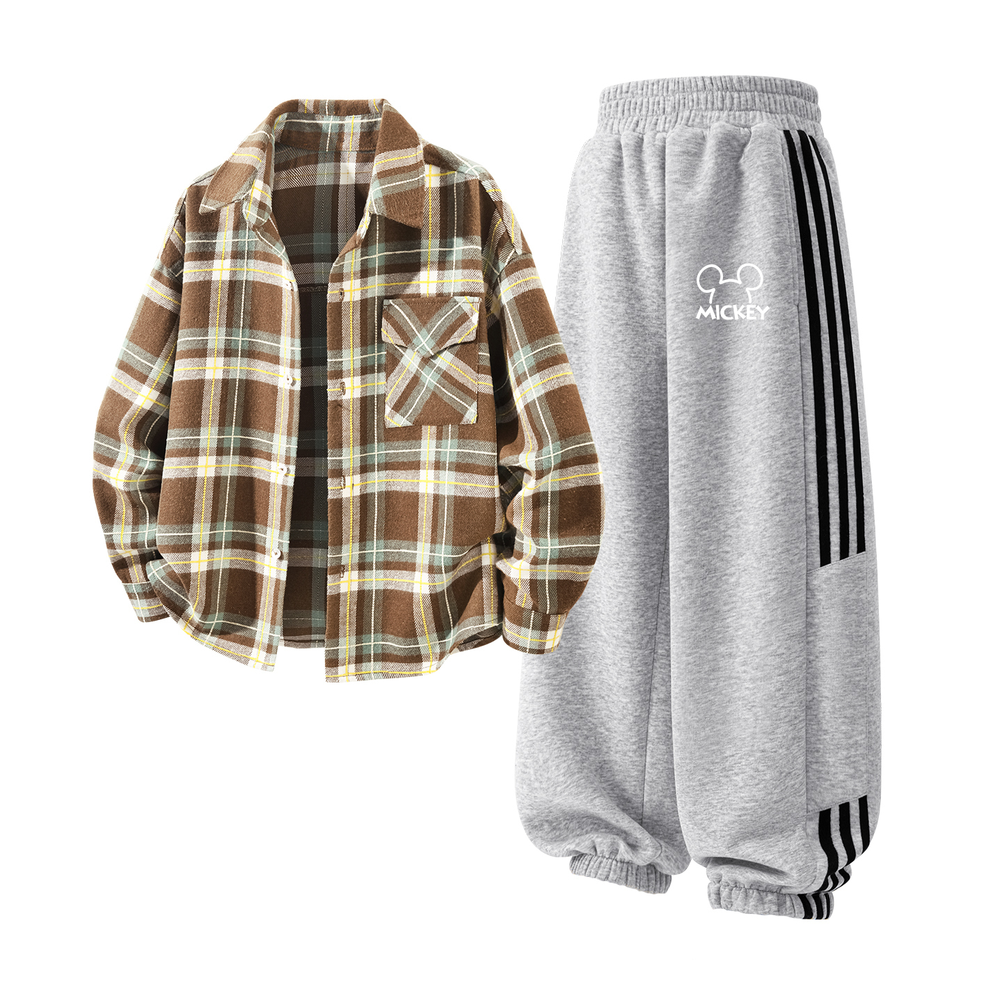 Детская повседневная спортивная одежда Disney, коричневый
Детская повседневная спортивная одежда Disney, коричневый