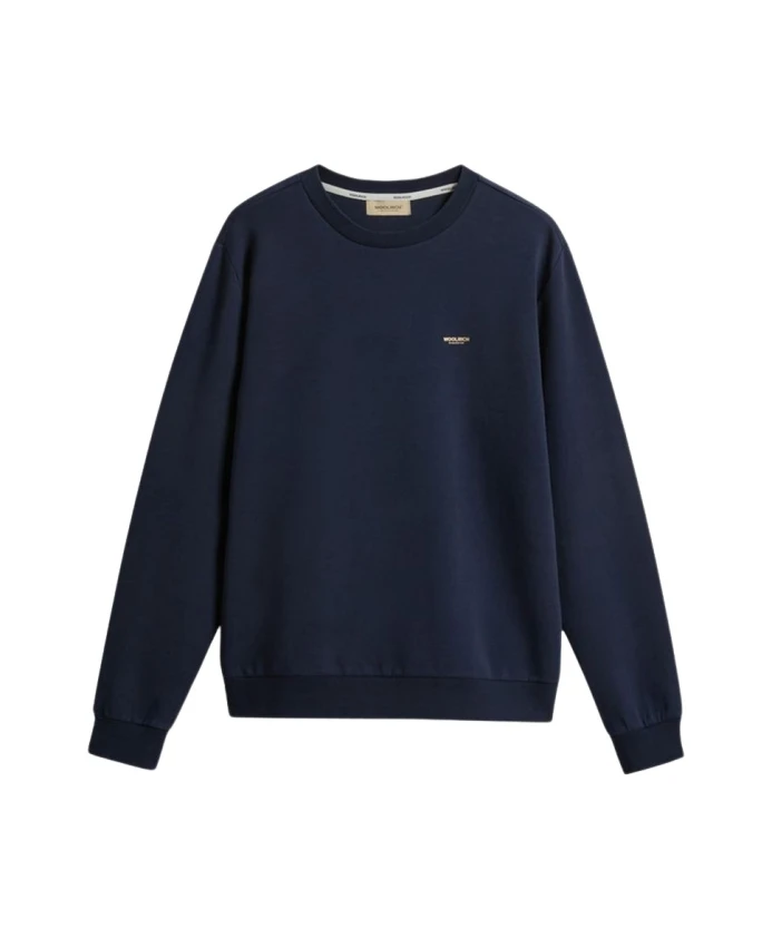 Свитер с круглым вырезом и логотипом Woolrich, синий
Свитер с круглым вырезом и логотипом Woolrich, синий