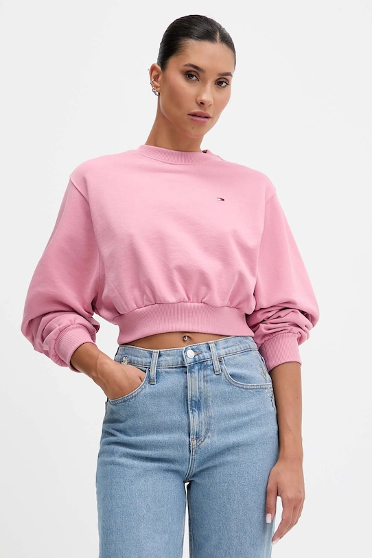 Хлопковая толстовка Tommy Jeans, розовый
Хлопковая толстовка Tommy Jeans, розовый