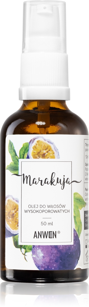 Питательное масло для волос с маракуйей Anwen, high porosity 50 мл
Питательное масло для волос с маракуйей Anwen, high porosity 50 мл