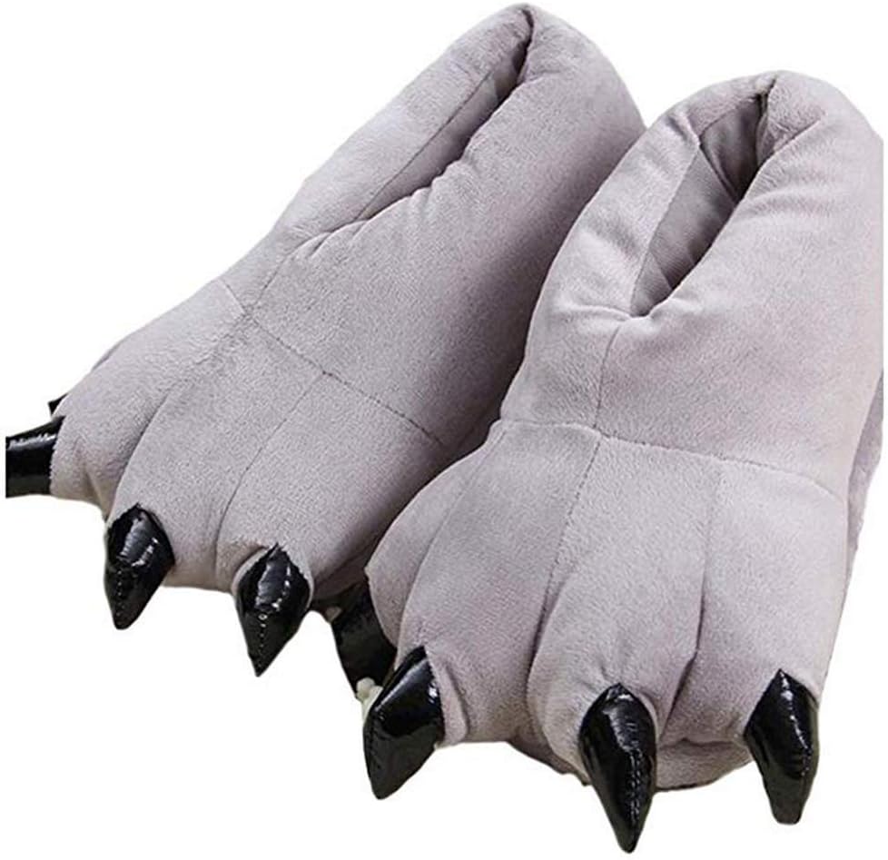 Домашние плюшевые тапочки HengQiu унисекс с дизайном динозавровых лап и когтей- мягкие и теплые, серый
Домашние плюшевые тапочки HengQiu унисекс с дизайном динозавровых лап и когтей- мягкие и теплые, серый