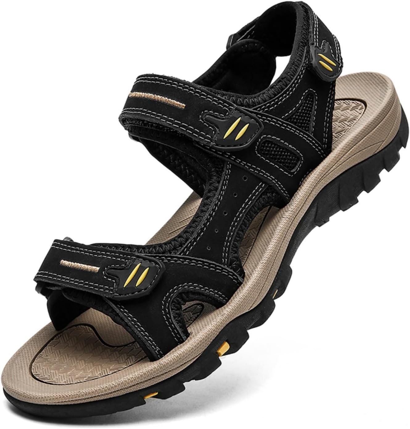 Сандалии HESBITEUL для мужчин, водные туфли: сандалии для походов на липучке, черный
Сандалии HESBITEUL для мужчин, водные туфли: сандалии для походов на липучке, черный