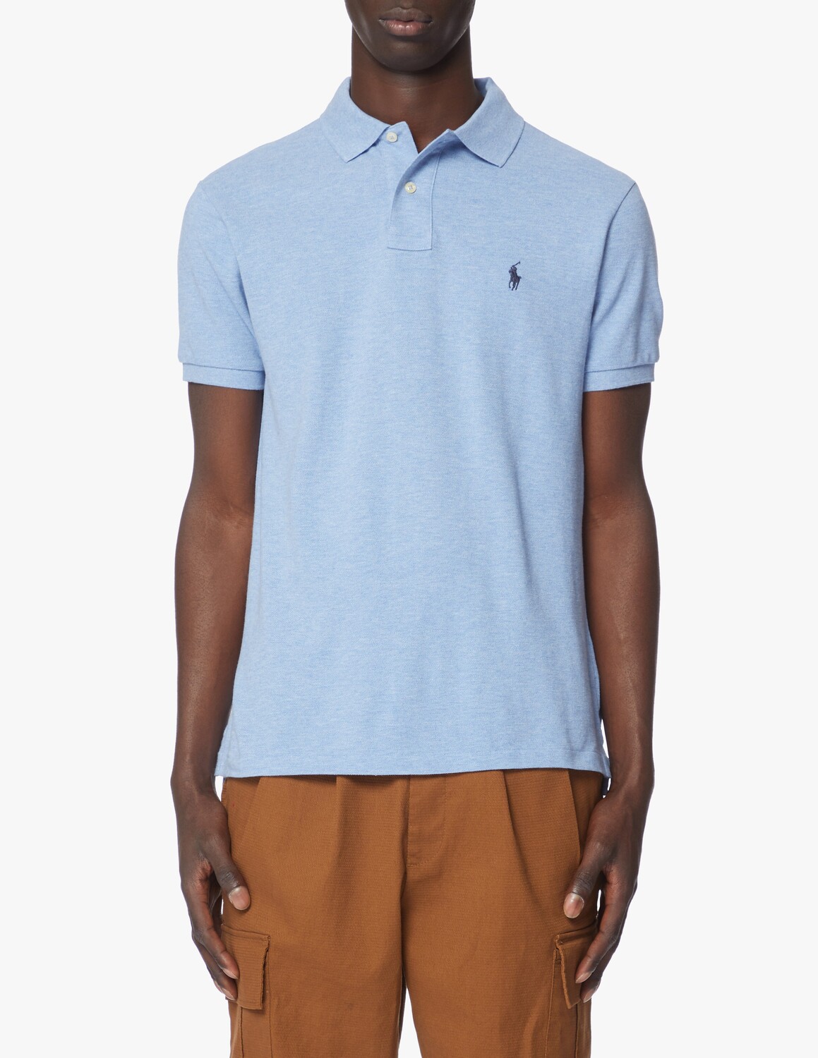 Поло с короткими рукавами, тонкая базовая модель Ralph Lauren, цвет Jamaica Heather
Поло с короткими рукавами, тонкая базовая модель Ralph Lauren, цвет Jamaica Heather