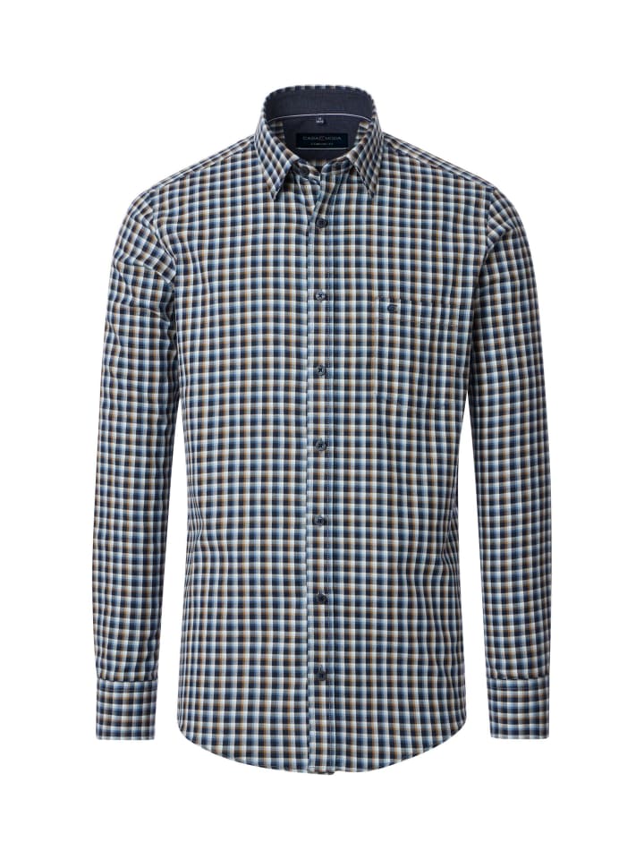 Рубашка CASAMODA Freizeithemd, синий 
Рубашка CASAMODA Freizeithemd, синий