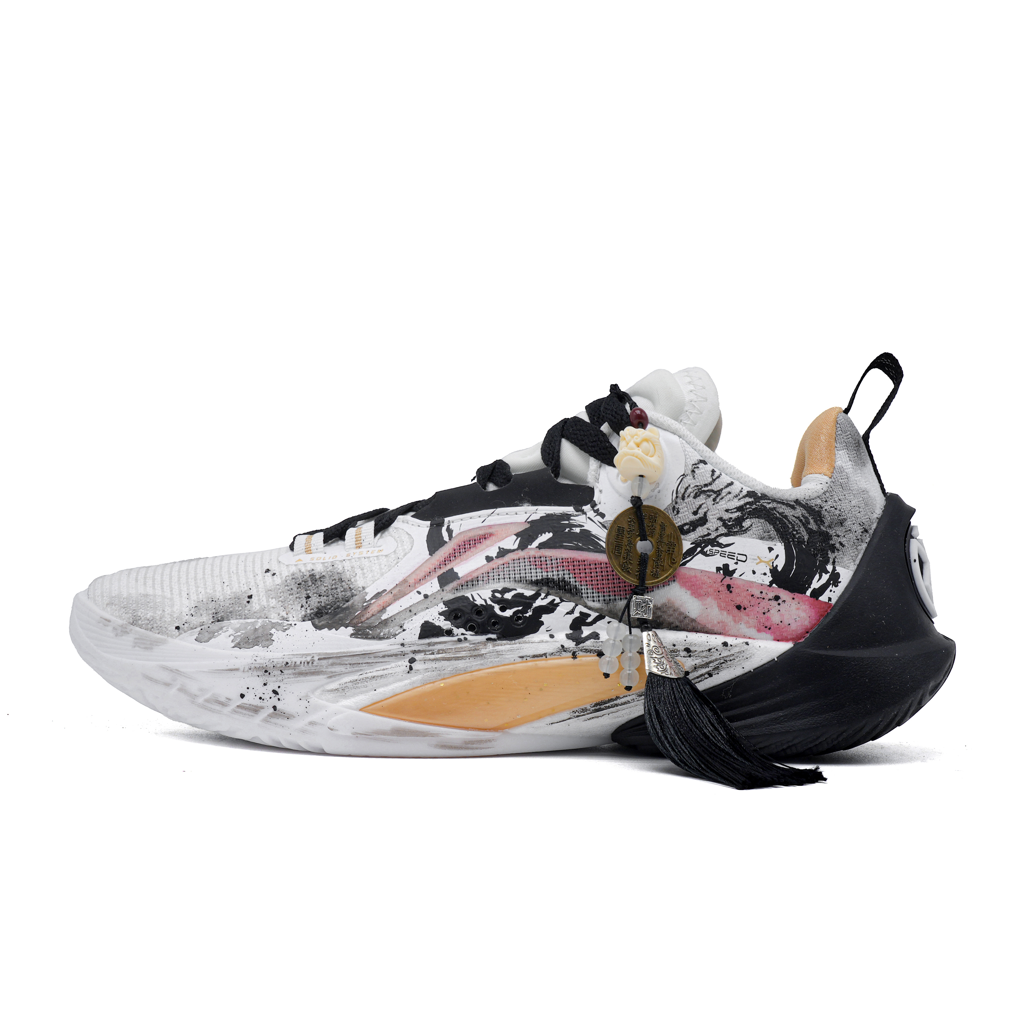 LINING Баскетбольные кроссовки Speed 10 с амортизацией, дышащие, с поддержкой, низкие, мужские, белые и черные
LINING Баскетбольные кроссовки Speed 10 с амортизацией, дышащие, с поддержкой, низкие, мужские, белые и черные