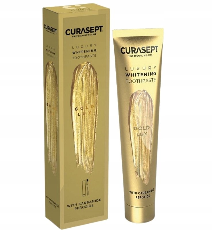 Отбеливающая зубная паста с частицами золота CURASEPT Gold Luxury 75 мл Inna marka
Отбеливающая зубная паста с частицами золота CURASEPT Gold Luxury 75 мл Inna marka
