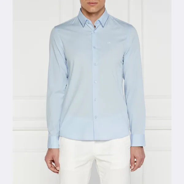 Рубашка узкого кроя Calvin Klein, синий 
Рубашка узкого кроя Calvin Klein, синий